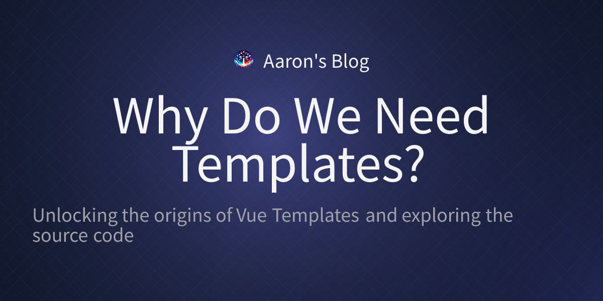 Why Do We Need Templates? - Aaron's blog